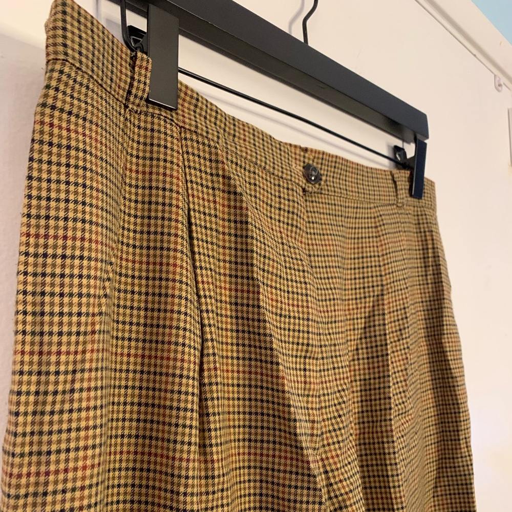 Vintage Talbots Plaid Trousers